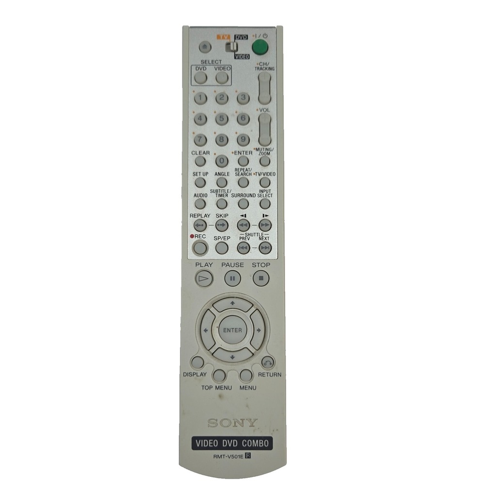 Sony DVD VCR Combo Remote Control RMT-V501E‎ For SLV-D370P, SLV-D360P, SLV-D271P